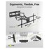 GOOBAY Zidni nosač za TV Pro FULLMOTION XL, 43"-90", 80 kg, crna